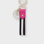 Stripe Webbing Keychain