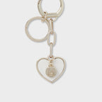 Heart Keychain with Personalisation Charm