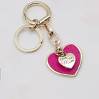 Love You Mum Heart Keychain