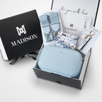 Monica 5 Piece Giftbox - Crossbody Bag, Bag Strap, Floral Cardholder, Keychain & Personalisation Charm