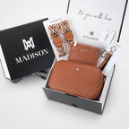 Monica 5 Piece Giftbox - Crossbody Bag, Aztec Bag Strap, Cardholder, Keychain & Personalisation Charm