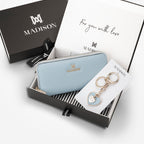 Love You Mum Heart Keychain & Large Wallet Giftbox