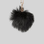 Holly Faux-Fur Pom-Pom Bag Charm