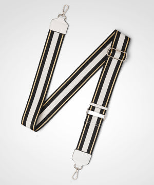 Metallic Stripe Bag Strap