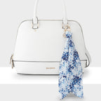 Grace Medium Dome Satchel Bag + Scarf Charm