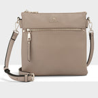 Renee Zip Top 2 Compartment Crossbody Bag