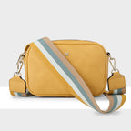 Monica Camera Crossbody Bag + Stripe Bag Strap