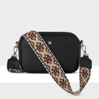 Monica Camera Crossbody Bag + Aztec Bag Strap