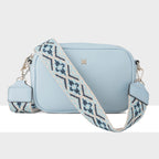 Monica Camera Crossbody Bag + Aztec Bag Strap