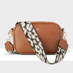 Monica Camera Crossbody Bag + Leopard Bag Strap