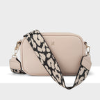 Monica Camera Crossbody Bag + Leopard Bag Strap