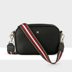 Monica Camera Crossbody Bag + Stripe Bag Strap