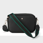 Monica Camera Crossbody Bag + Stripe Bag Strap