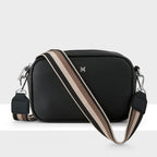 Monica Camera Crossbody Bag + Stripe Bag Strap