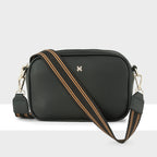 Monica Camera Crossbody Bag + Stripe Bag Strap