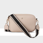 Monica Camera Crossbody Bag + Stripe Bag Strap