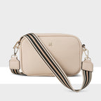 Monica Camera Crossbody Bag + Stripe Bag Strap