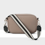 Monica Camera Crossbody Bag + Stripe Bag Strap