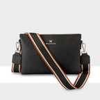 Avery 3 Compartment Crossbody Bag + Stripe Bag Strap