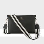 Avery 3 Compartment Crossbody Bag + Stripe Bag Strap