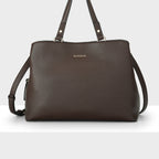 Katherine Medium Satchel with 3 Compartments & Crossbody Strap