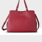 Katherine Medium Satchel with 3 Compartments & Crossbody Strap