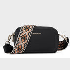 Maddie Double Zip Camera Crossbody Bag + Aztec Bag Strap