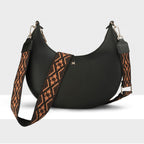 Pia Cresent Shoulder Bag with Crossbody Strap + Aztec Strap