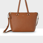 Vivian Medium Zip Top Tote with Crossbody Strap