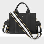 Nova Small Grab Tote + Metallic Stripe Strap