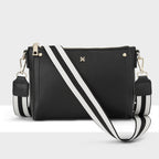 Eden Zip Top Crossbody Bag + Monogram Stripe Strap