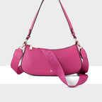 Alina Small Zip Top Shoulder Bag + Monogram Strap