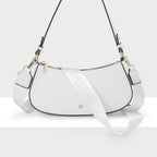 Alina Small Zip Top Shoulder Bag + Monogram Strap