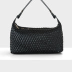 Logan Weave Zip Top Medium Hobo Shoulder Bag