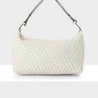 Logan Weave Zip Top Medium Hobo Shoulder Bag