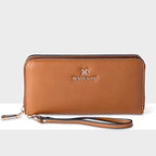 Harlow Zip around Clutch Wallet with Detachable Wrist Strap