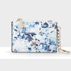 Hannah Zip Card Case with Chain Clip