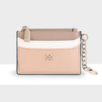 Hannah Zip Card Case with Chain Clip