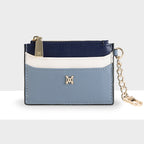 Hannah Zip Card Case with Chain Clip