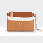 Hannah Zip Card Case with Chain Clip