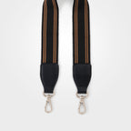 Stripe Short Shoulder Bag Strap