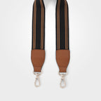 Stripe Short Shoulder Bag Strap