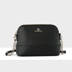 Salli Curve Zip Top Crossbody Bag