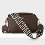Monica Camera Crossbody Bag + Graphic Bag Strap
