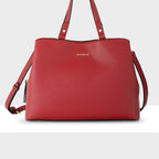 Katherine Medium Satchel with 3 Compartments & Crossbody Strap