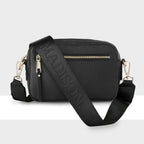 Nina Zip Front Camera Crossbody Bag + Monogram Bag Strap