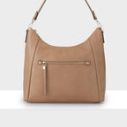 Raquel Soft Large Zip Pocket Hobo Shoulder Bag
