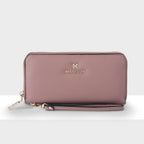 Harlow Zip around Clutch Wallet with Detachable Wrist Strap